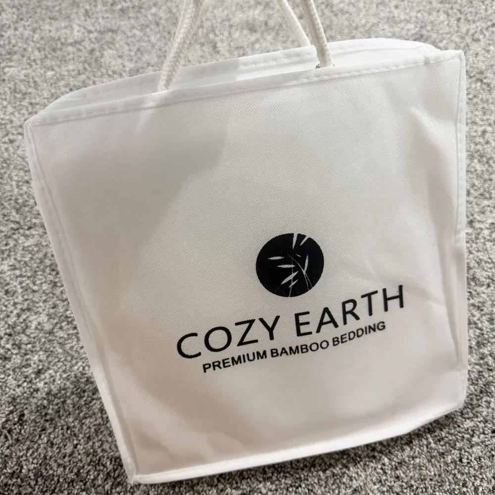 New Cozy Earth White 100% Viscose from Bamboo KING Size Premium Flat Sheet
